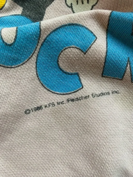 Betty Boop Pastel Pink Kids Graphic Sweatshirt with Colorful Print - Picture 4 of 7